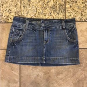 American Eagle Jean Mini Skirt